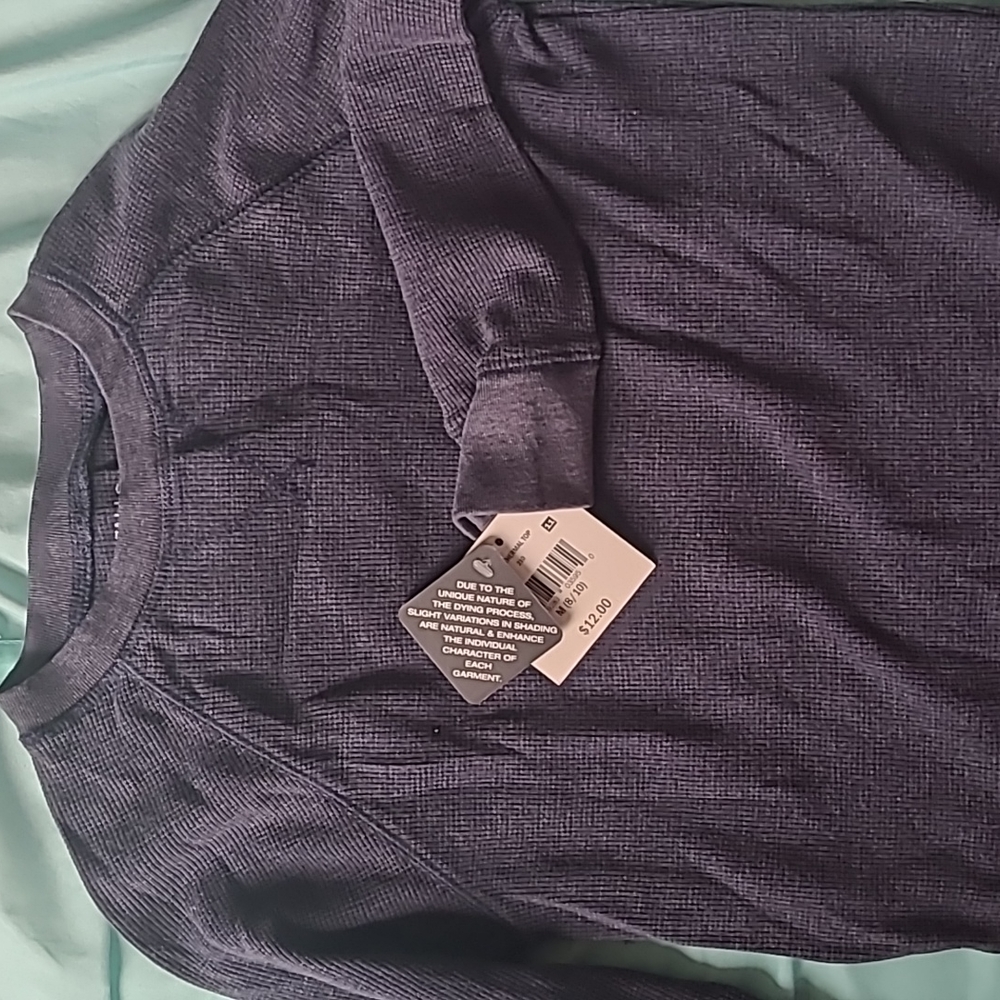 Boys Navy Thermal shirt